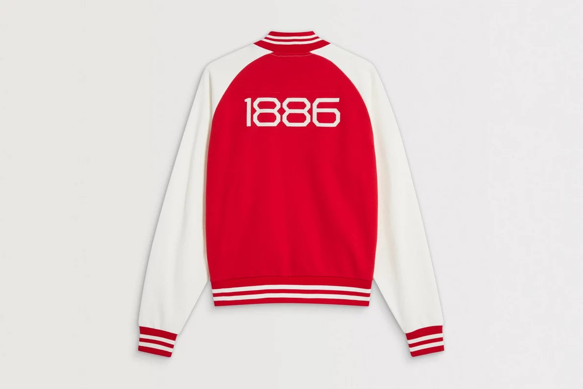 Arsenal Matchday Red 1886 Varsity Jacket