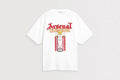 Arsenal Gothic Champions 25/26 White Crew T-Shirt