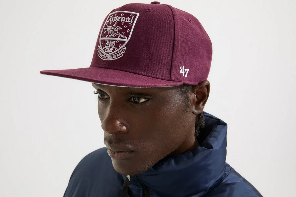 Arsenal 47 Burgundy Snapback Concordia Crest Cap