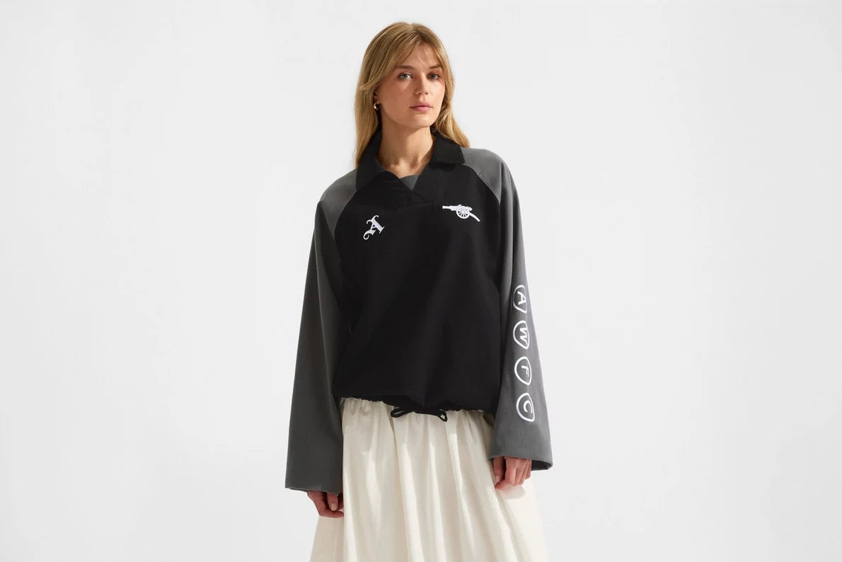 Arsenal AWFC Classics Unisex Black Drill Top