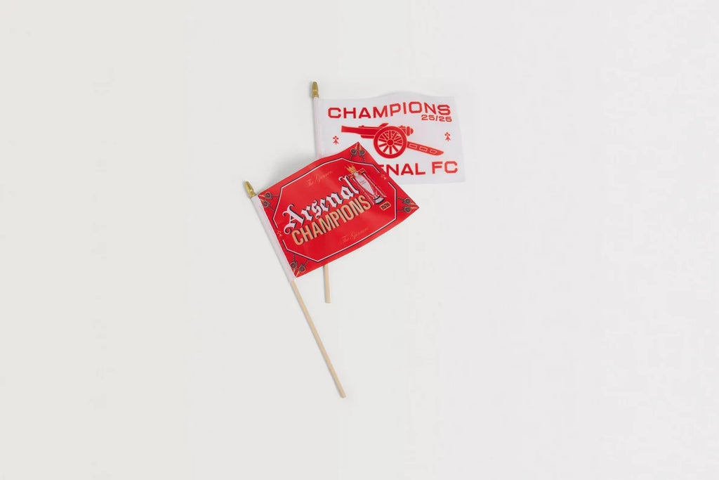 Arsenal Champions 25/26 2 Pack Mini Flags