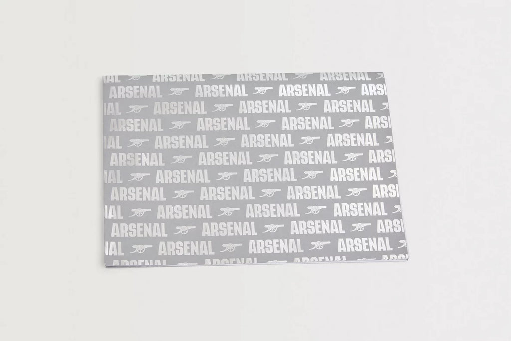 Arsenal Silver Wrapping Paper