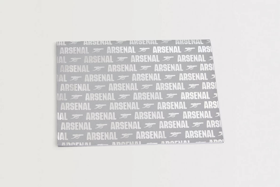 Arsenal Silver Wrapping Paper
