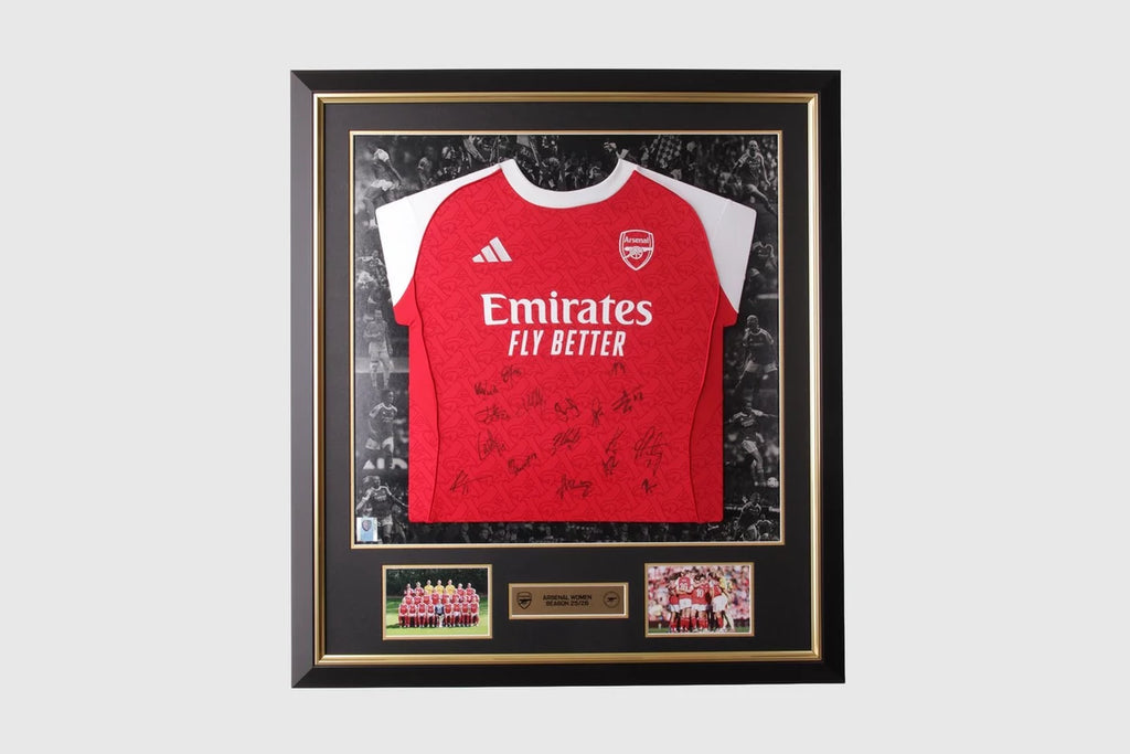 Arsenal AWFC 25/26 Womens Squad Framed Signed Shirt