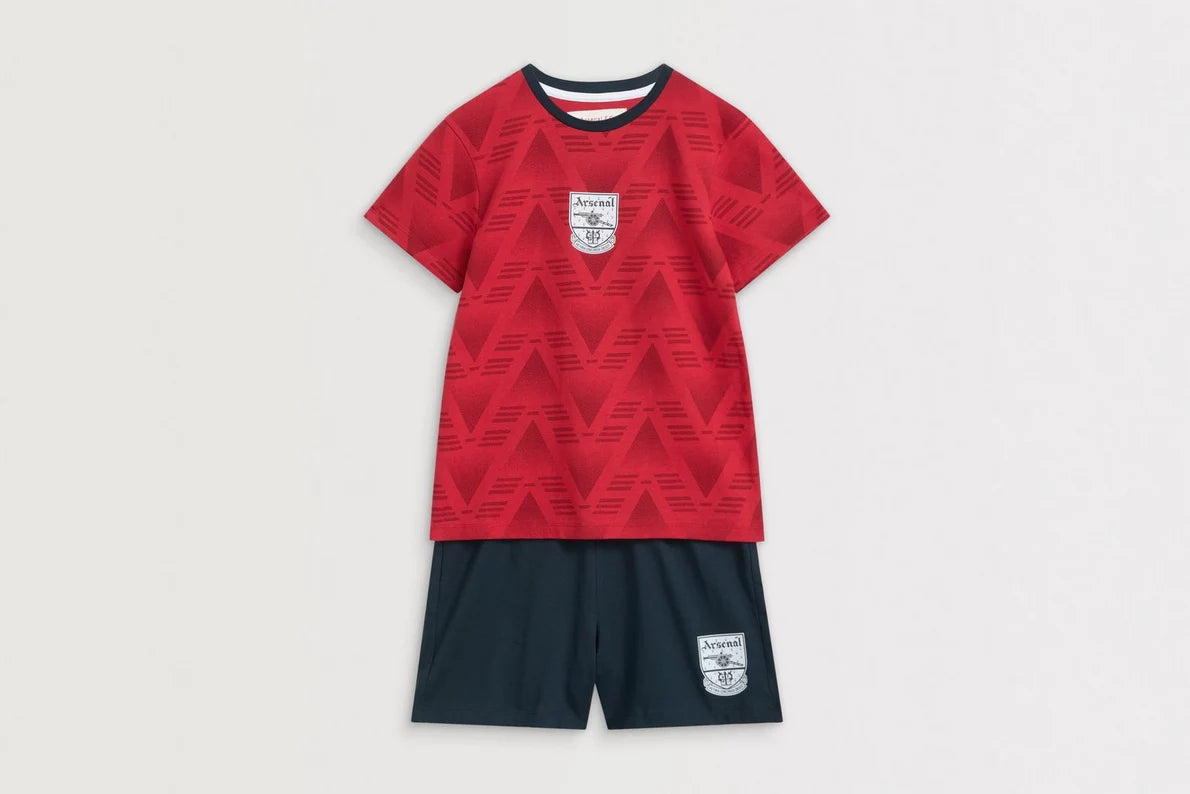 Arsenal Classics Kids Red Bruised Banana Pyjama Short Set