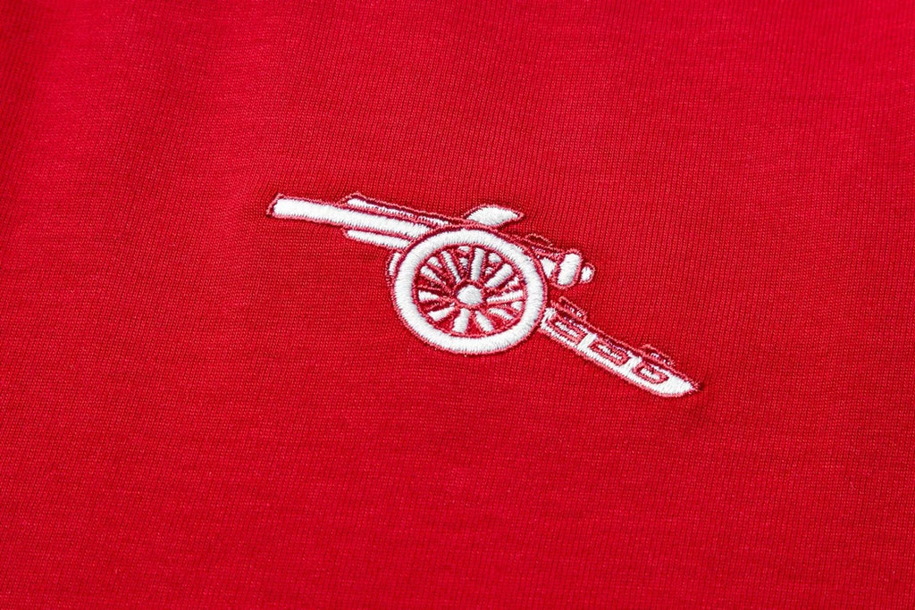 Arsenal Kids Retro 1970s Long Sleeved Home Shirt