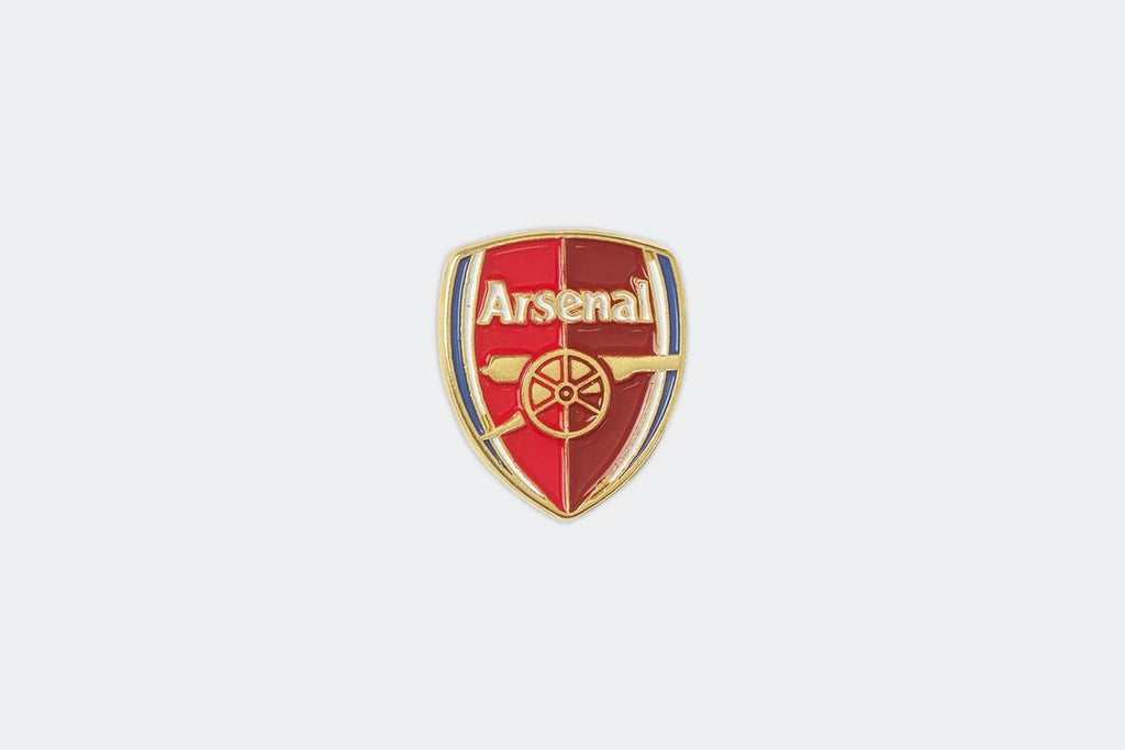Arsenal Crest Keyring and Badge Set