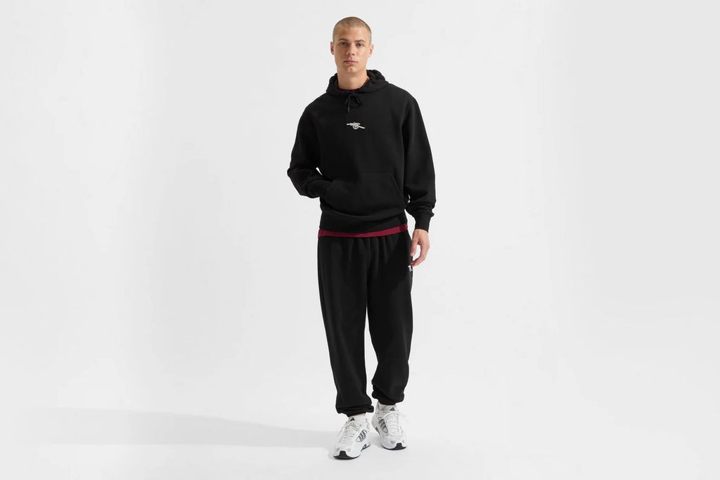 Arsenal Essentials Black Hoodie