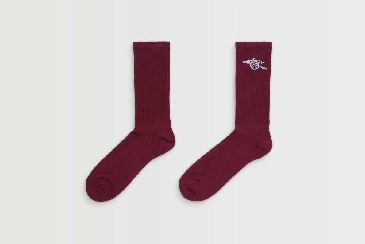 Arsenal Essentials Burgundy Cannon Socks