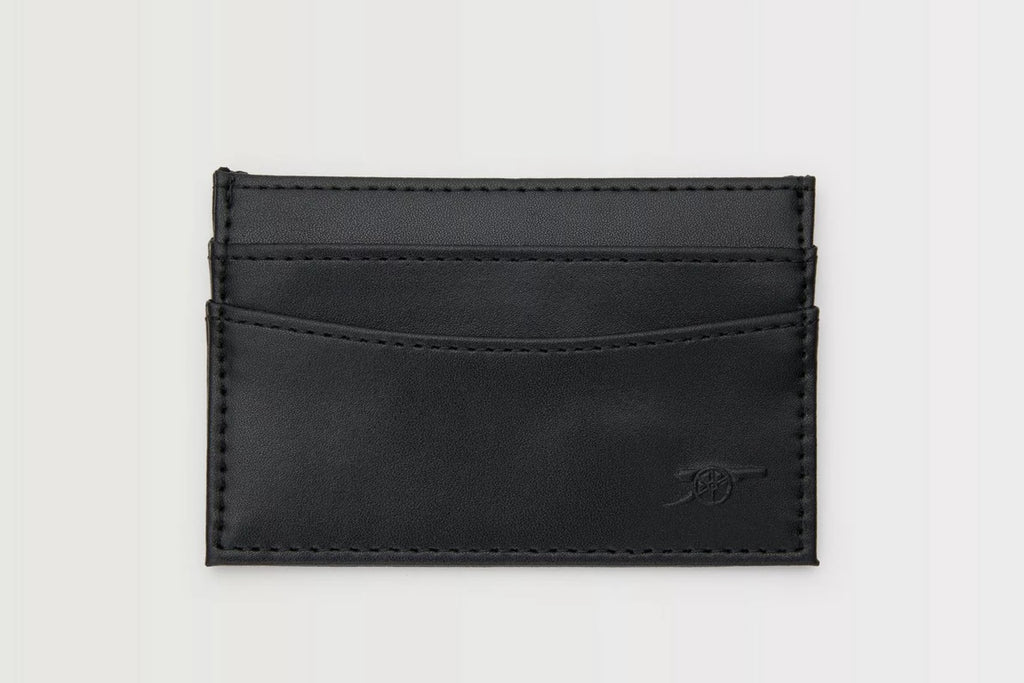 Arsenal Black Leather Card Holder and Watch Set