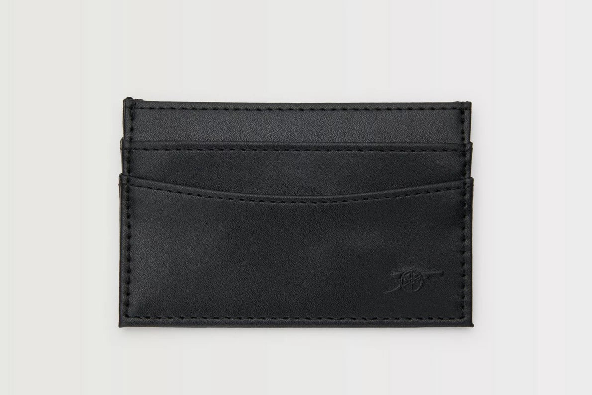 Arsenal Black Leather Card Holder and Watch Set