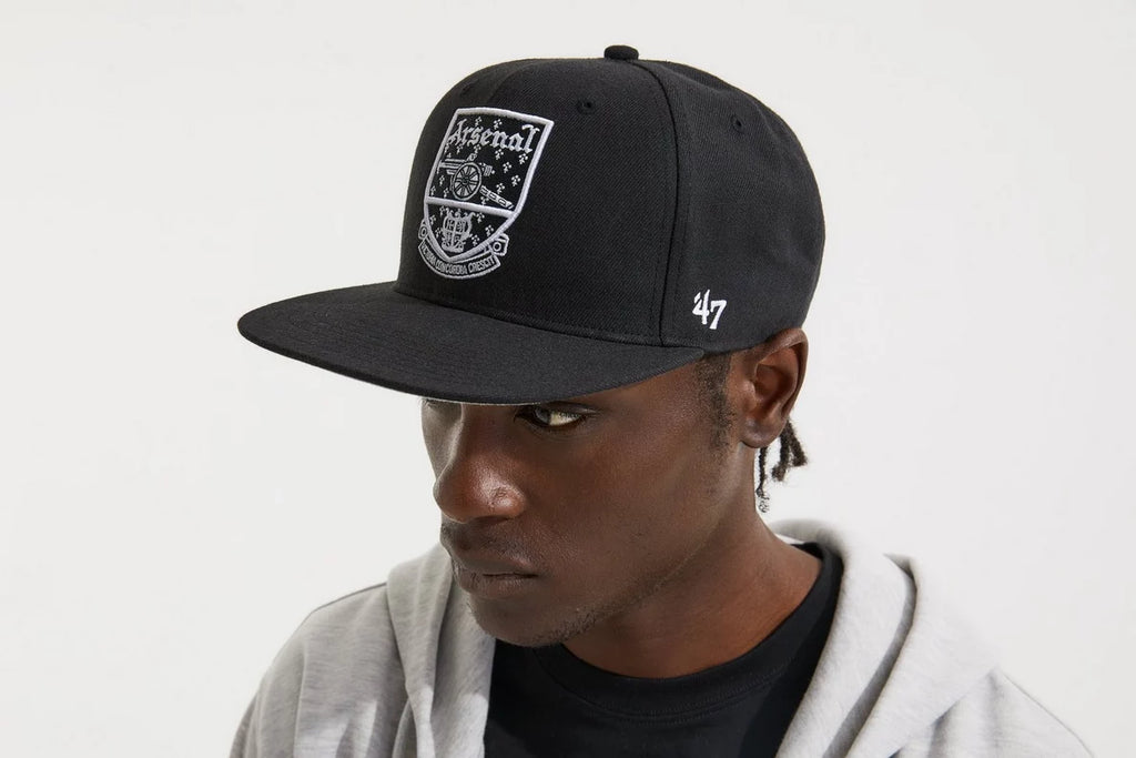 Arsenal 47 Black Snapback Concordia Crest Cap
