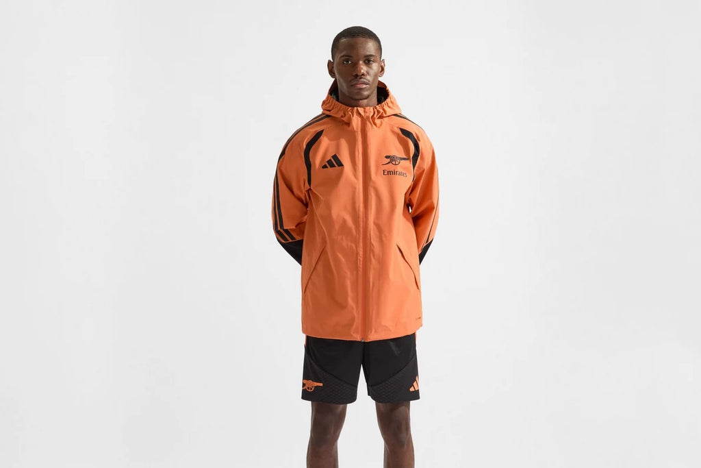 Arsenal adidas 26/27 Orange Training Rain Jacket