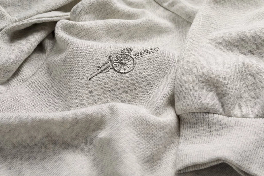 Arsenal Kids Grey Cannon Hoodie