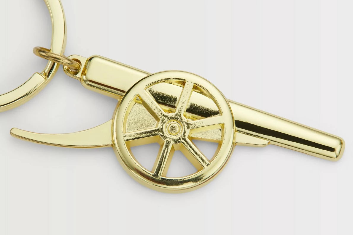Arsenal Cannon Keyring and Badge Set