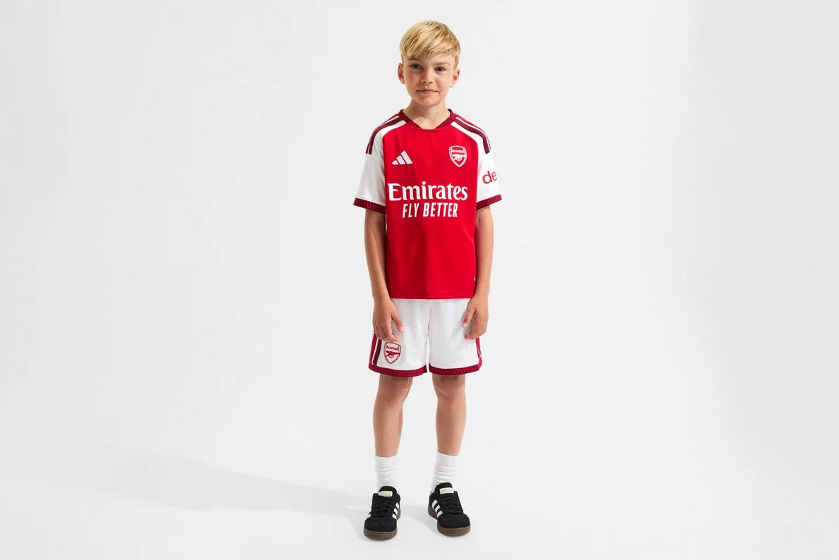 Arsenal adidas Kids Premier League Champions Home Shirt