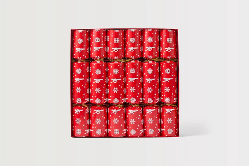 Arsenal 6 pack Christmas Crackers