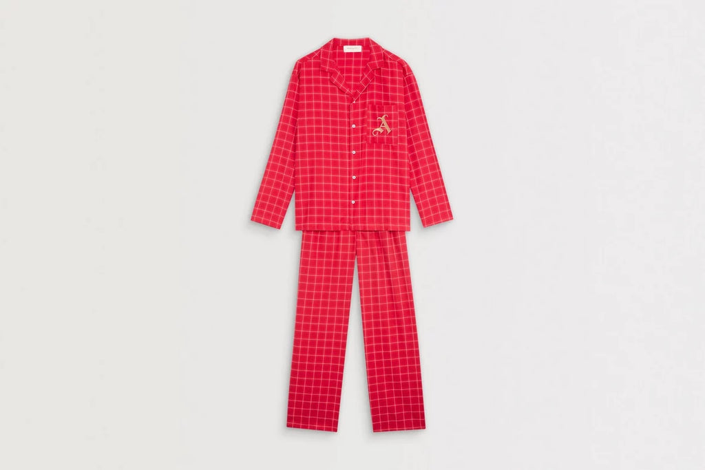 Arsenal Womens Classics Check Pyjama Set