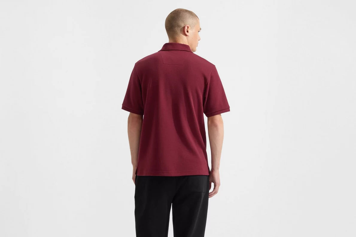 Arsenal Essentials Burgundy Polo Shirt