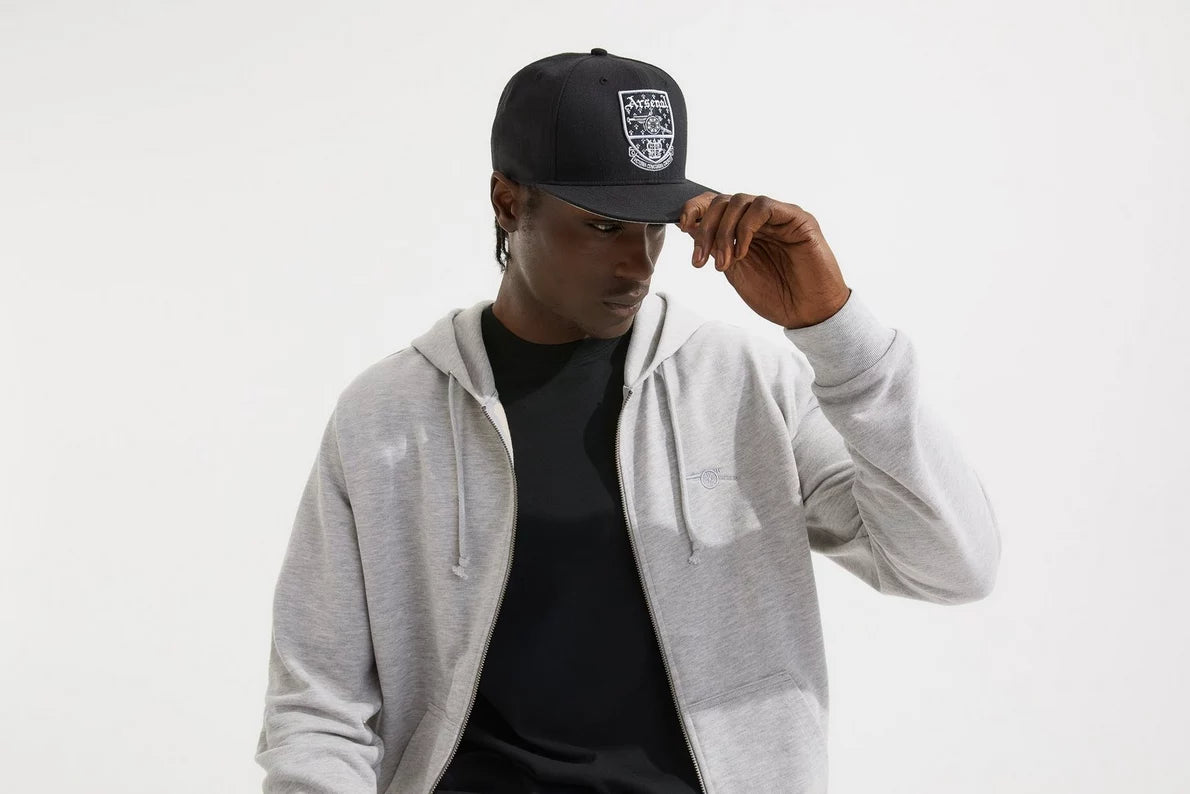 Arsenal 47 Black Snapback Concordia Crest Cap