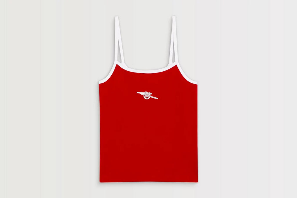 Arsenal AWFC Womens Red Ribbed Tank