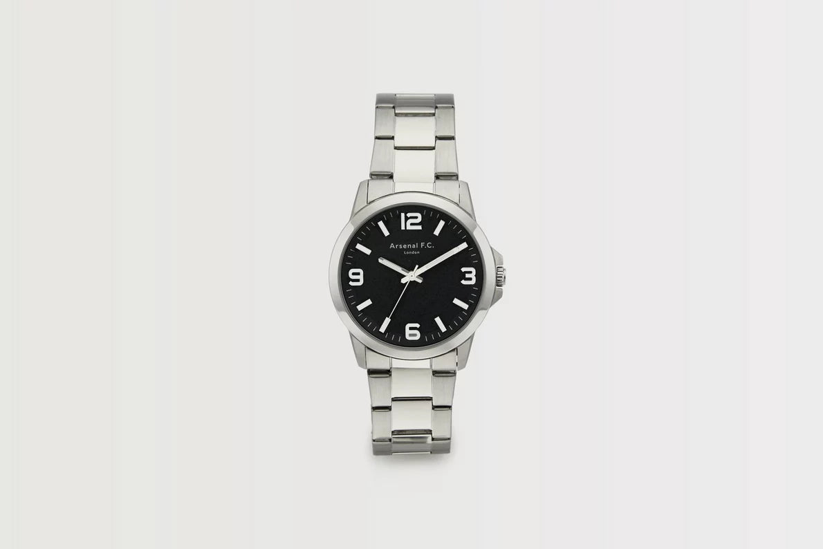 Arsenal Silver Gunmetal Watch