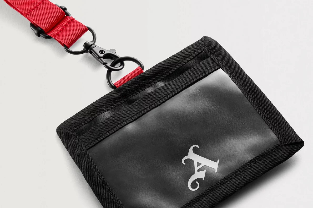 Arsenal Classics Black Card Holder with Lanyard