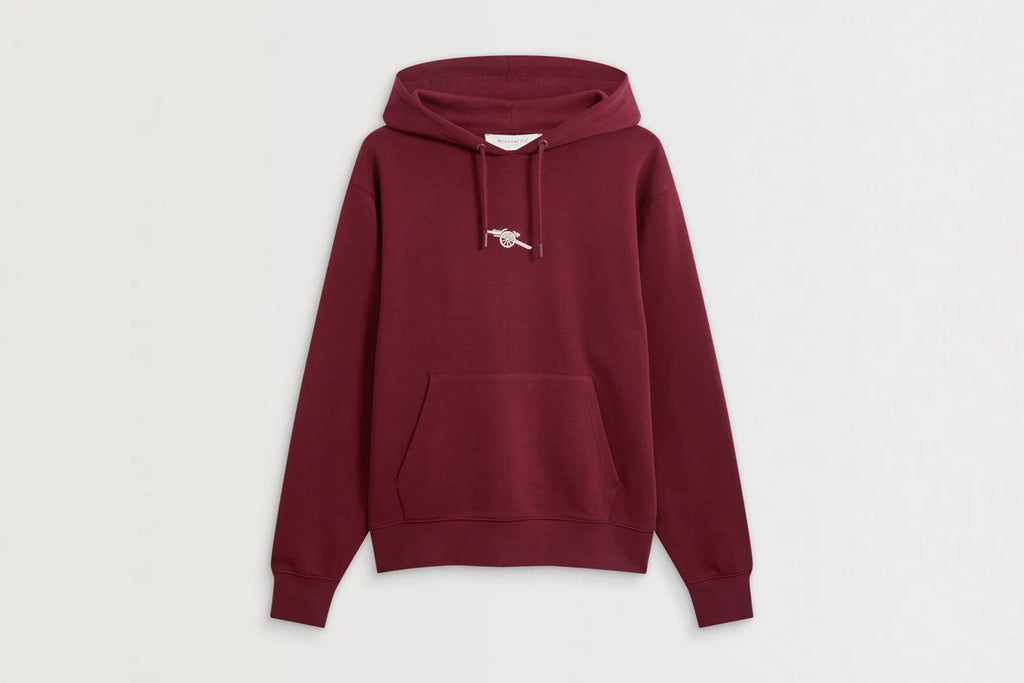 Arsenal Essentials Burgundy Hoodie