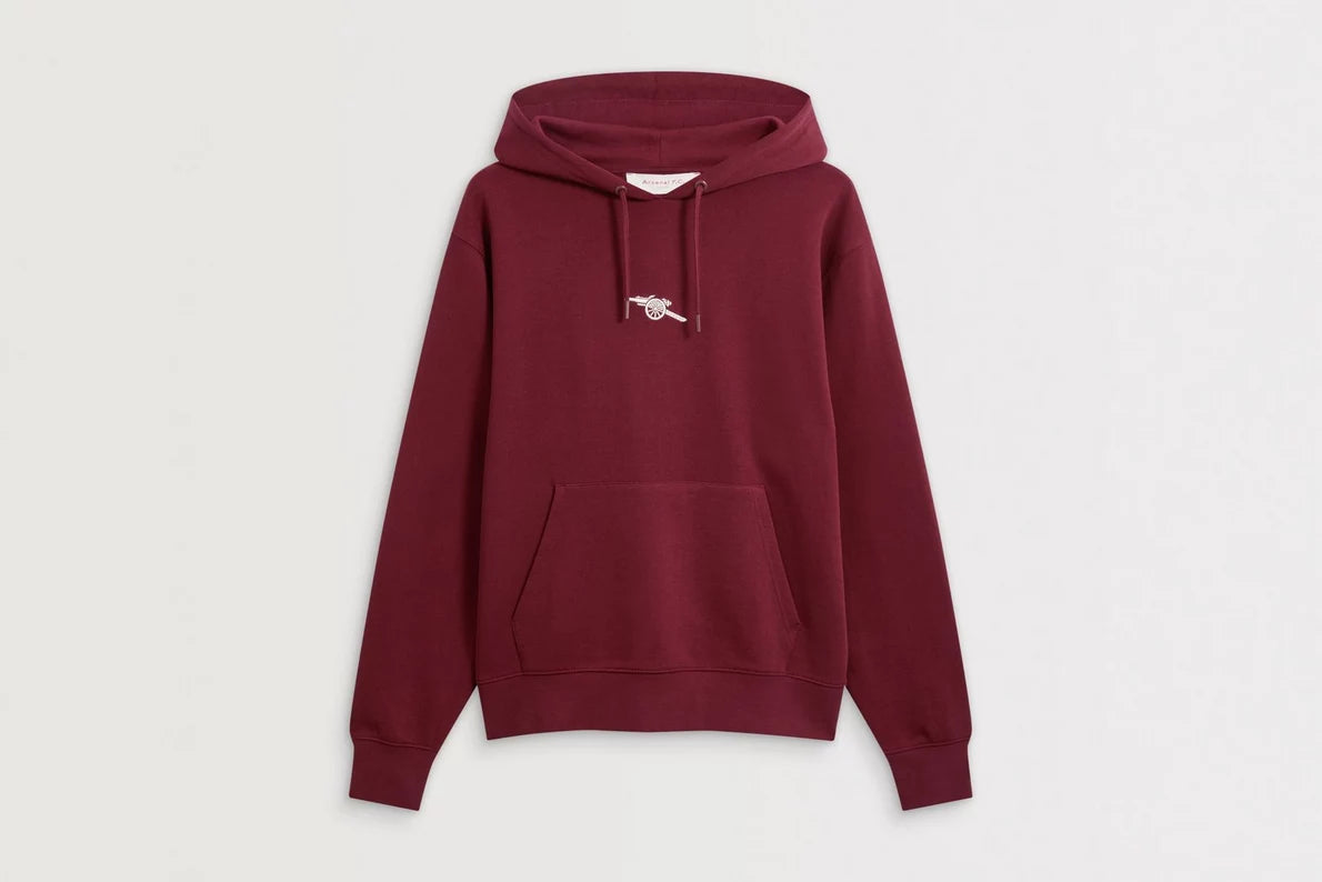 Arsenal Essentials Burgundy Hoodie