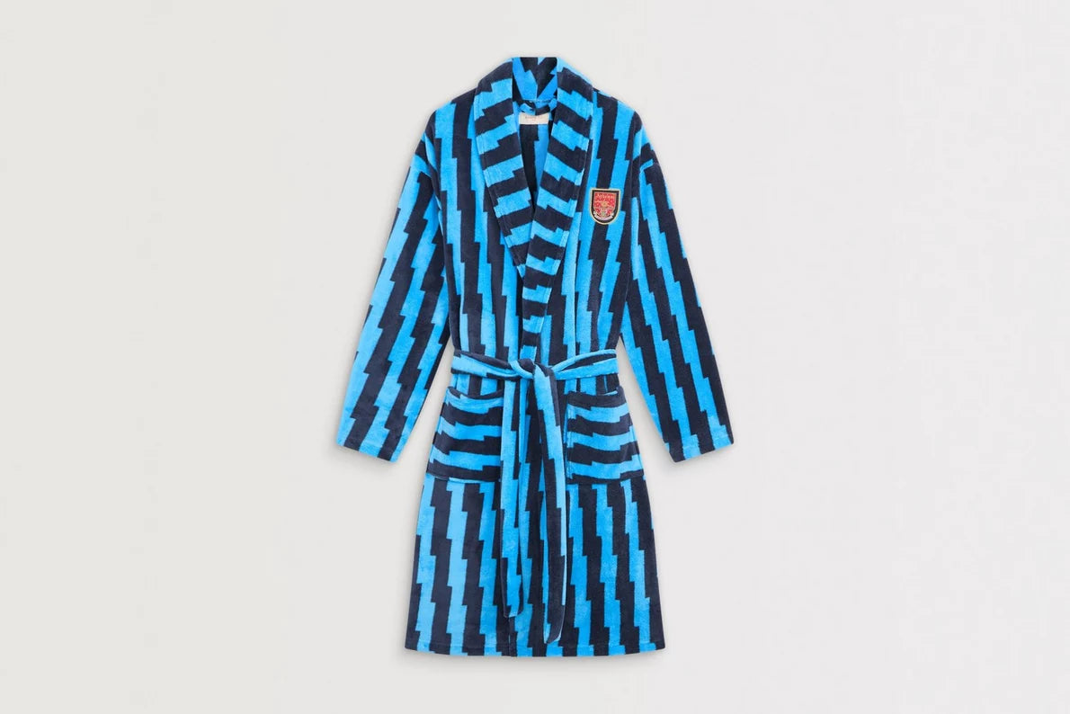 Arsenal Essentials Unisex Lightning Bolt Fleece Dressing Gown