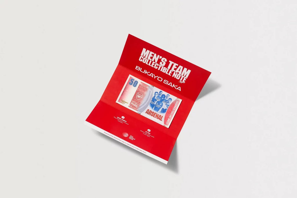 Arsenal Saka Collectible Note
