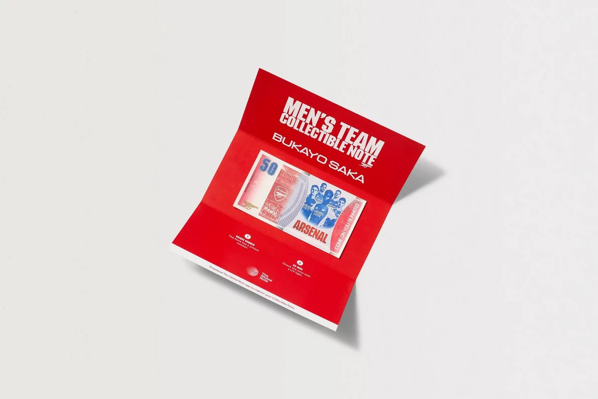 Arsenal Saka Collectible Note
