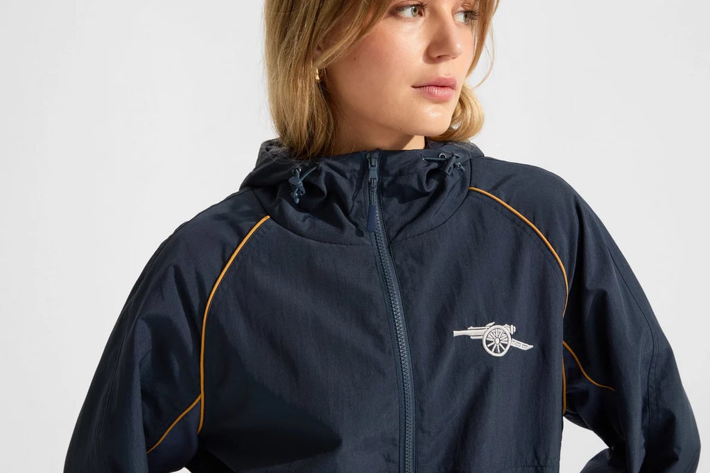 Arsenal Essentials Unisex Navy Windbreaker Jacket