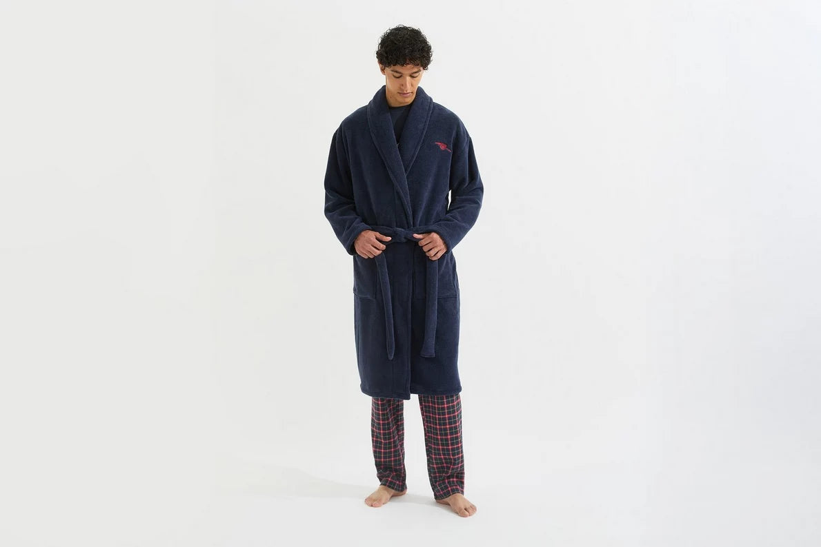 Arsenal Essentials Unisex Gothic Fleece Dressing Gown