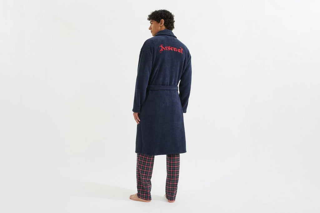 Arsenal Essentials Unisex Gothic Fleece Dressing Gown