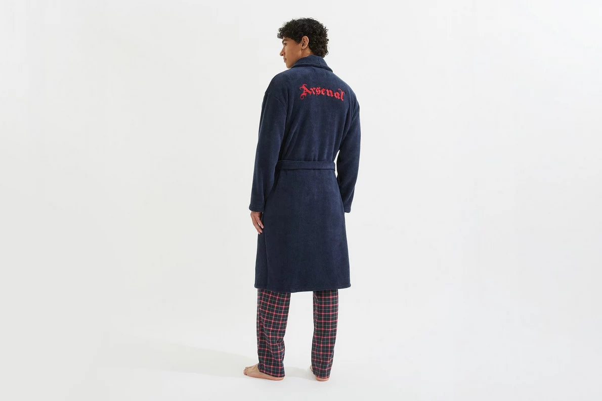 Arsenal Essentials Unisex Gothic Fleece Dressing Gown