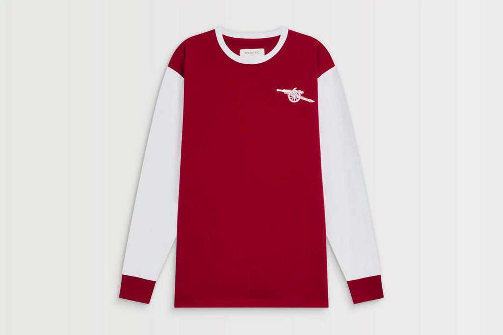 Arsenal Retro 1970s Long Sleeve Home Shirt