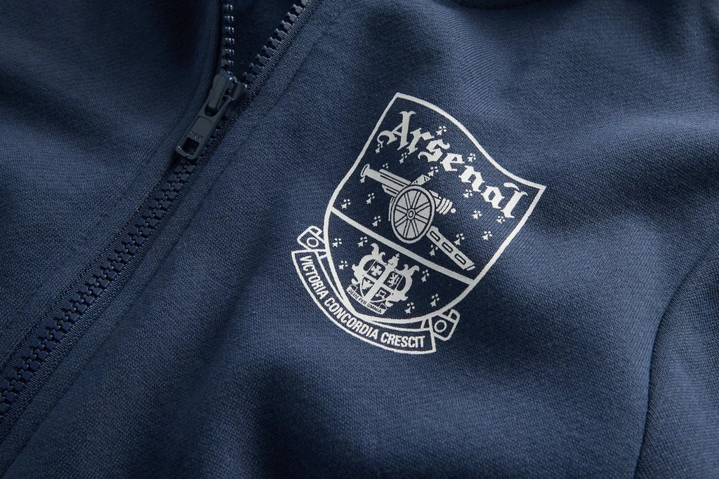Arsenal Kids Navy Concordia Zip Hoodie