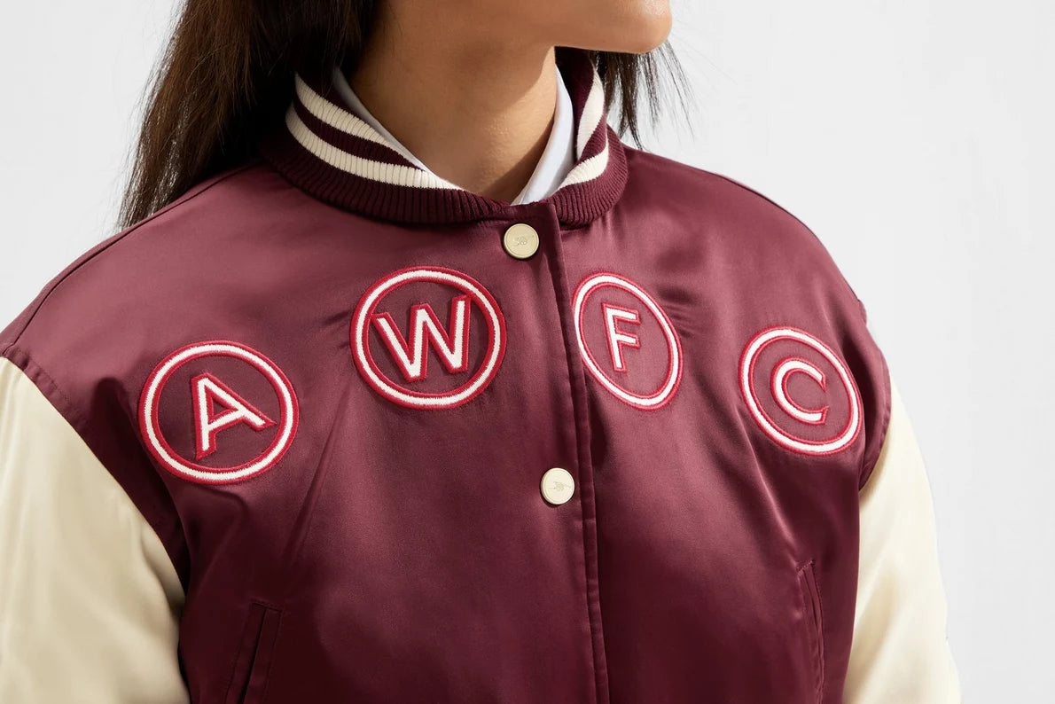 Arsenal AWFC Classics Cropped Bomber Jacket