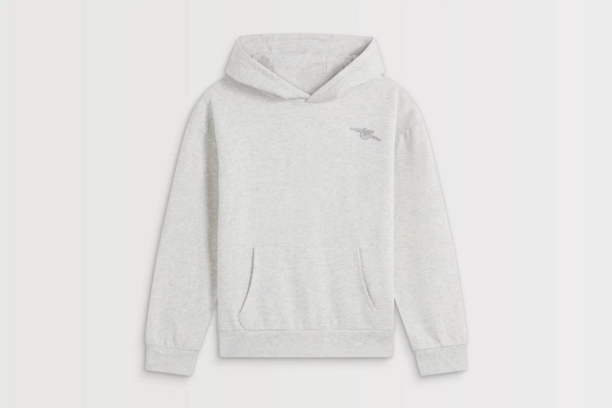 Arsenal Kids Grey Cannon Hoodie