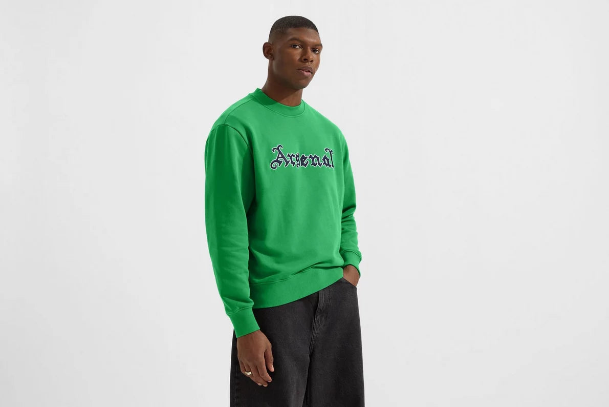 Arsenal Classics Unisex Gothic Green Crew Sweatshirt