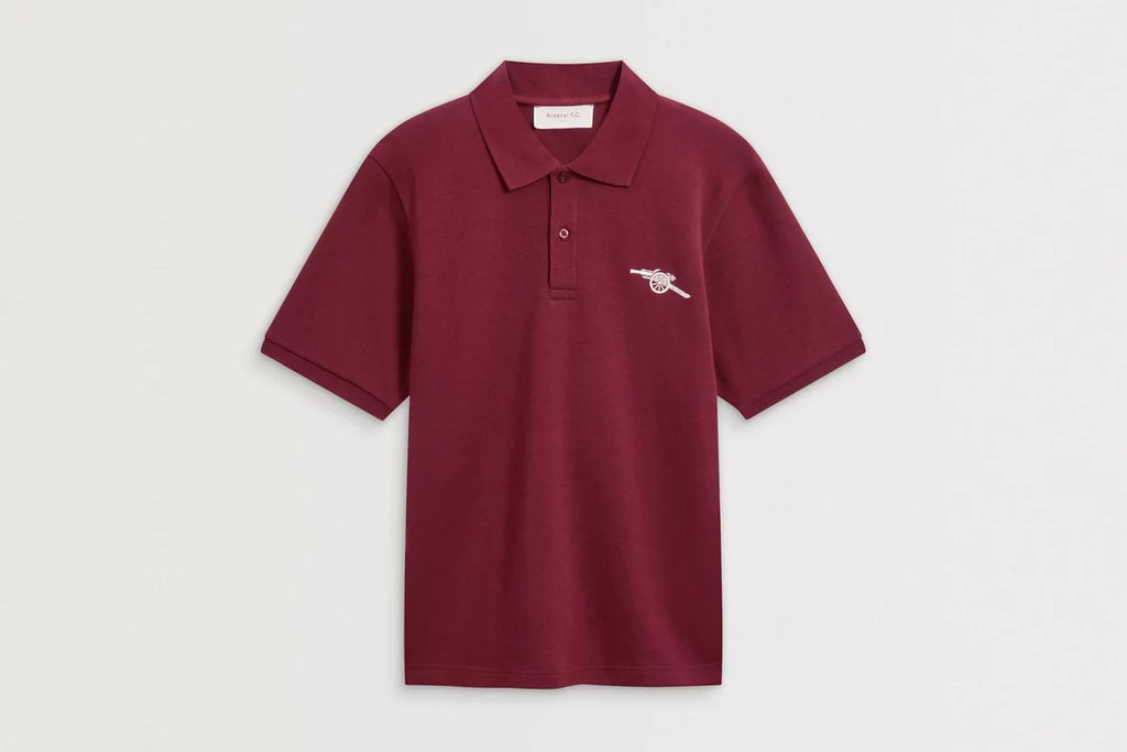 Arsenal Essentials Burgundy Polo Shirt