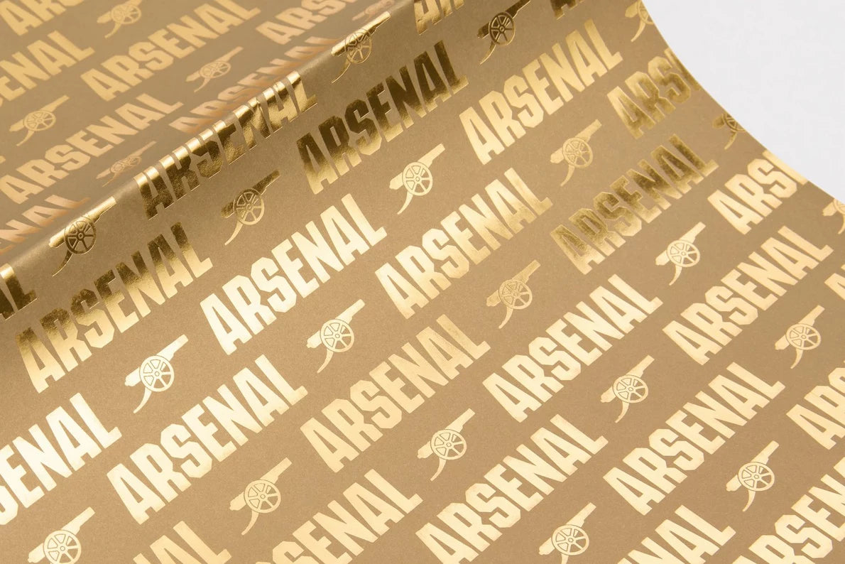 Arsenal Gold Wrapping Paper
