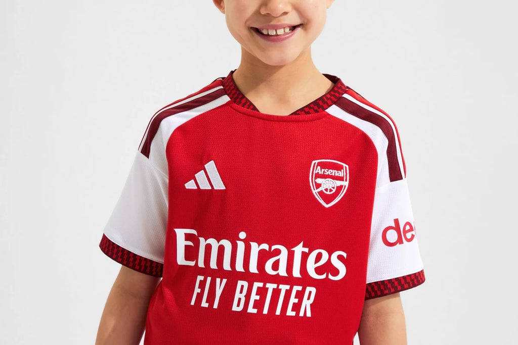Arsenal adidas Kids Premier League Champions Home Shirt