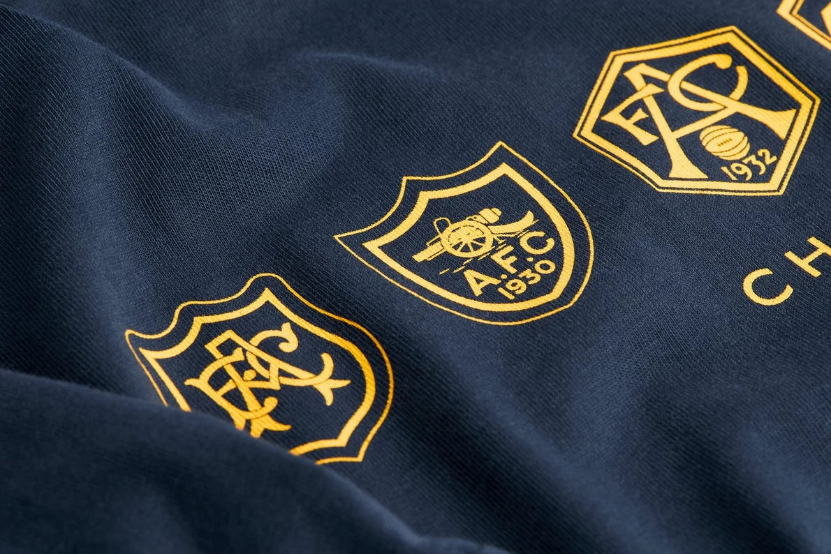 Arsenal Where We Belong 25/26 Navy Crew T-Shirt