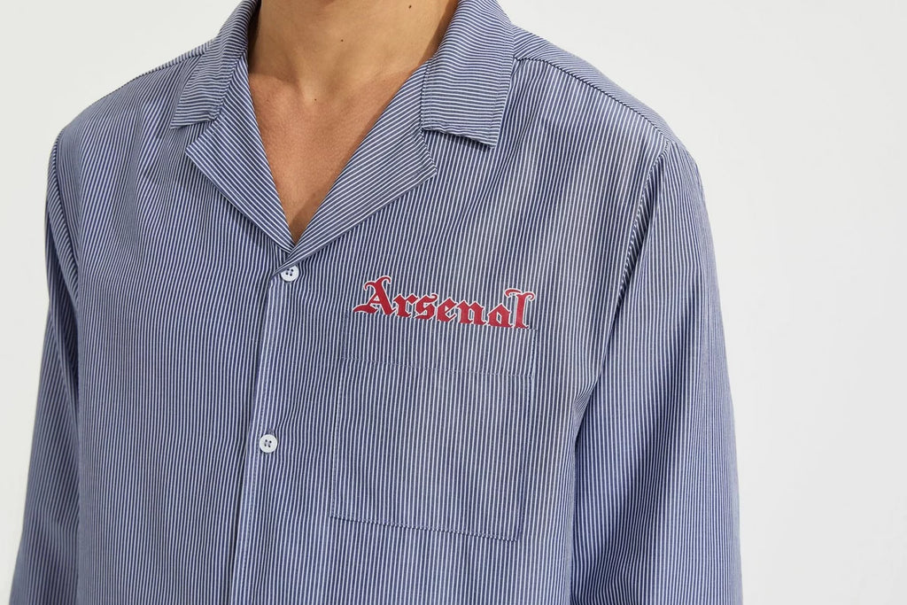 Arsenal Classics Stripe Poplin Pyjama Set