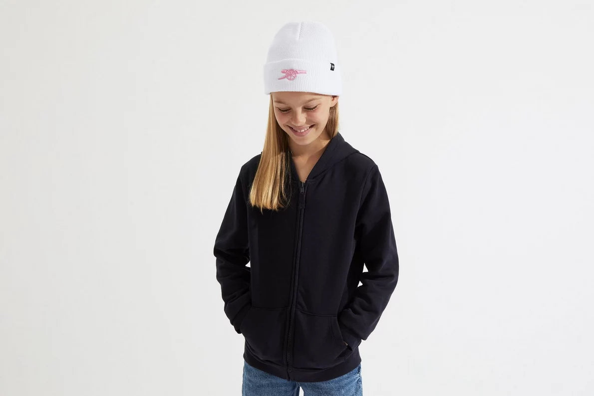 Arsenal Toddler 47 White Cannon Beanie