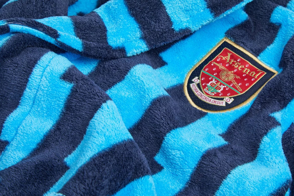 Arsenal Essentials Kids Lightning Bolt Fleece Dressing Gown