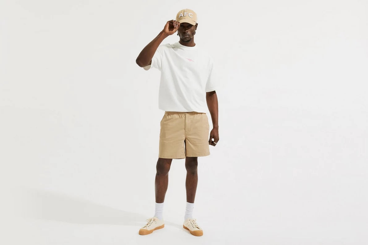 Arsenal Beige Cannon Cotton Shorts