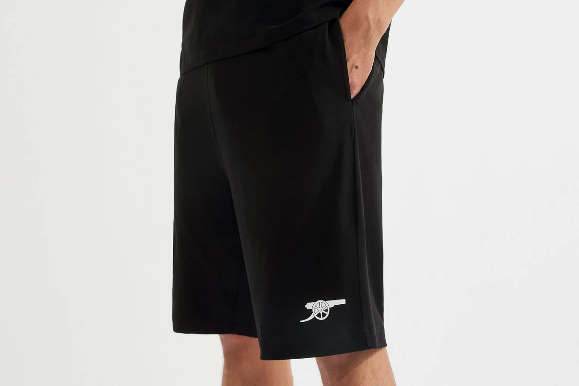 Arsenal Essentials Black Cannon Pyjama Short Set